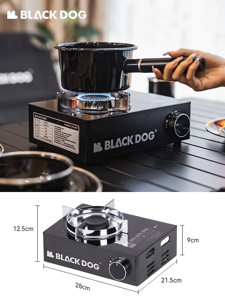 

Naturehike BLACKDOG Outdoor Cassette Stove Gas Tank Portable Camping Picnic BBQ Equipment Cookware 3500W Burner Portable Furnace