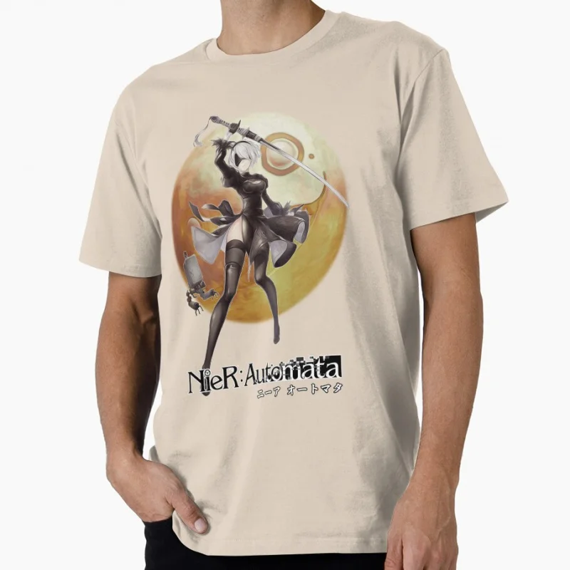 

Glory to the Mankind 03 Nier Automata Anime Videogame Gift t shirt JRPG Graphic Tee Y2K Clothes 100% cotton print All size Tops