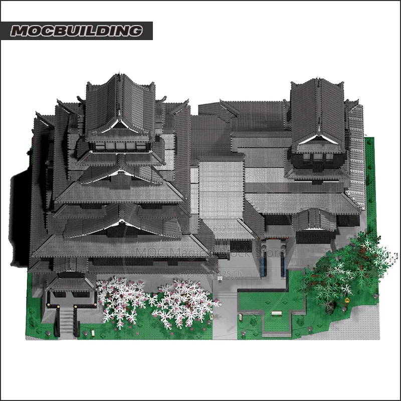 Famous Architecture MOC Castle Building Blocks Sets Technology Bricks Collection Model DIY Assembly Toys Xmas Gifts