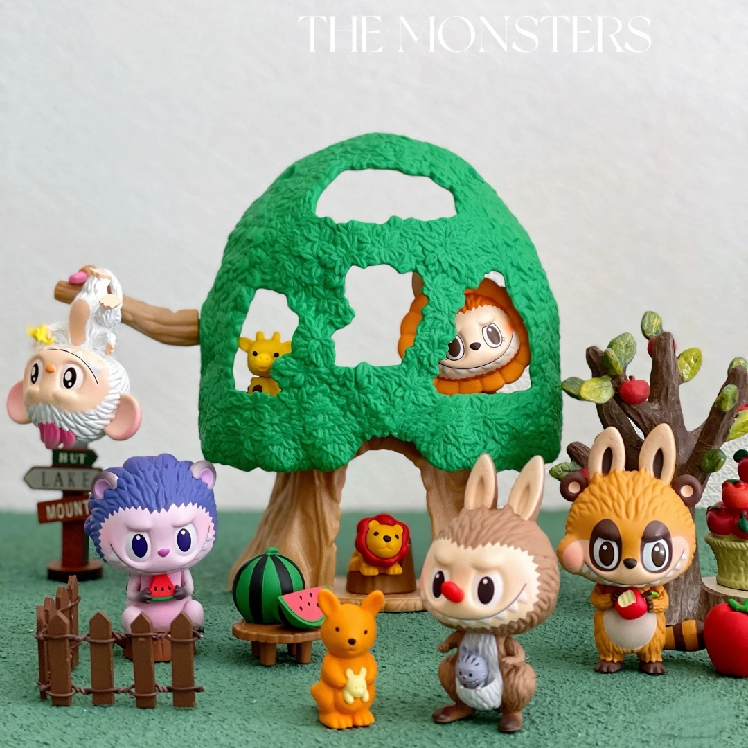 

POP MART LABUBU Monsters Animals Series Anime Doll Blind Box Mystery Figure Collectible Desktop Ornaments Gift for Kids & Adults