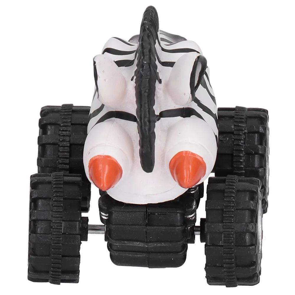 Fun Zebra Pull Back Car Toy Plastic Above 2 Years Old Four Wheel Drive Vehicles Toy Model Car Toy Toddlers