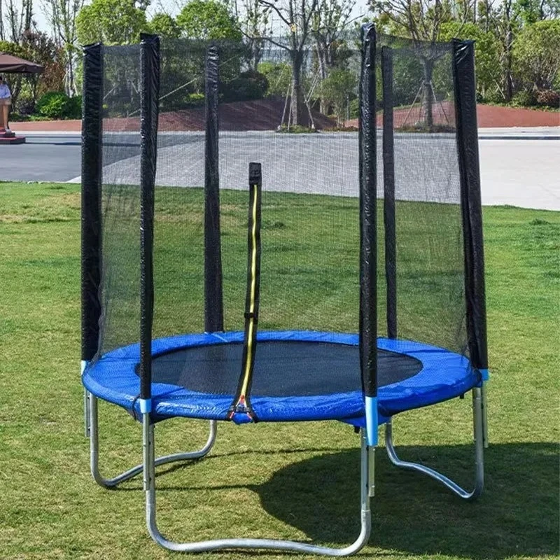 

6ft Outdoor Blue Trampoline， Adult and Child Bouncing Fitness Equipment, the Ideal Choice for Outdoor Exercise and Entertainment