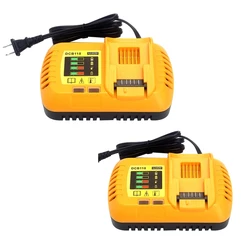 8A DCB118 Battery Charger For Dewalt Battery 10.8V 12V 14.4V 18V 20V DCB200 DCB101 DCB115 DCB107 DCB105 DCB140