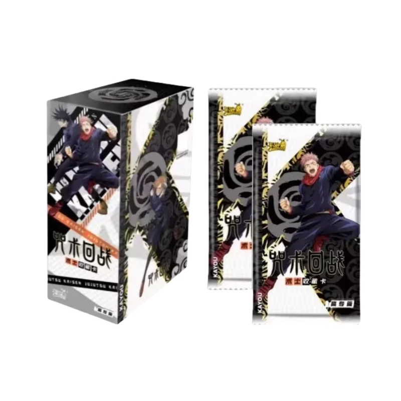 

Оригинальная коллекционная карта KAYOU Jujutsu Kaisen для младших колледжей, первая игра Gojo Satoru, полный набор периферийных карт