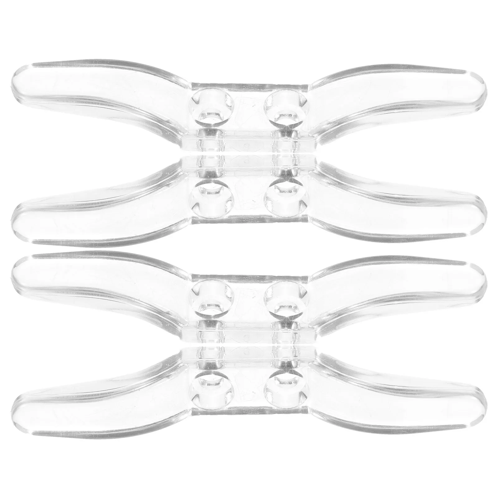 4 set Window Blind Rope Cleat Clear Safety Retainer For Roller Bamboo Vertical Roman Shades Cord Holder Fixing Clip