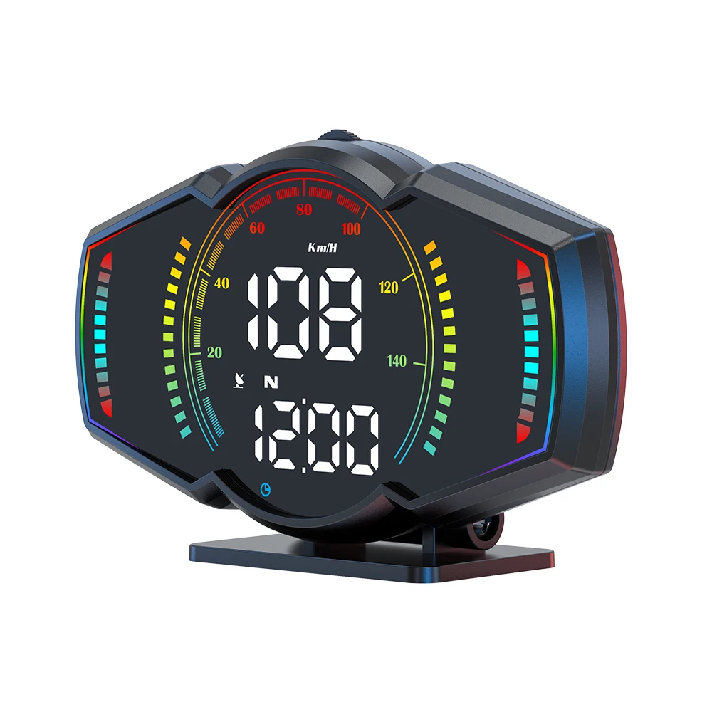 

Новый цифровой спидометр 2026 G18 GPS с универсальным HUD-дисплеем, цифровыми часами и индикатором угла наклона