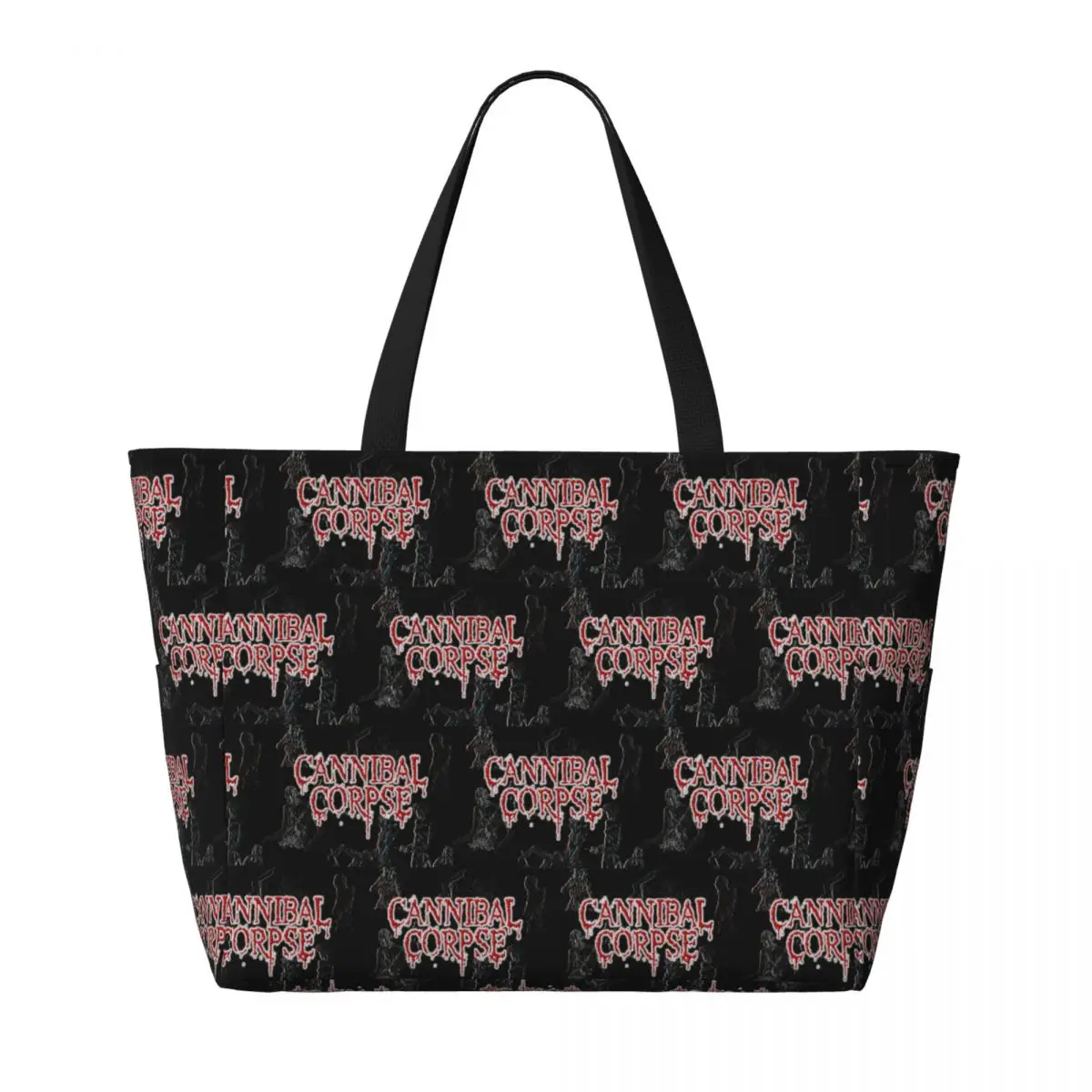 Cannibal Corpse Borsa da spiaggia per skateboard in metallo Borsa sportiva da palestra per yoga Borsone grande borsa da viaggio da donna Borsa da fitness