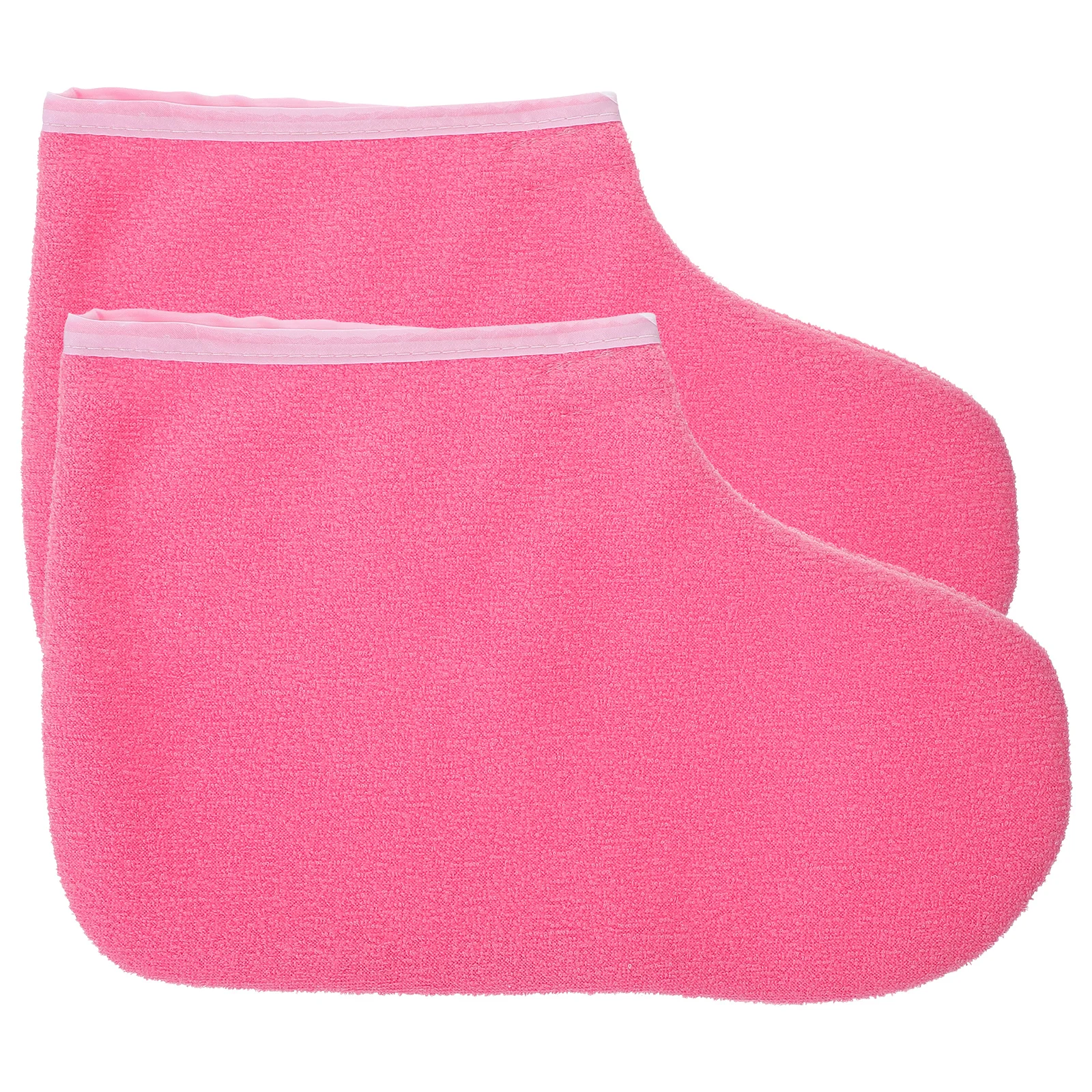 

Paraffin Foot Covers Wax Bath Liners Spa Moisturizing Socks Bag Rosy White Edge Pedicure Warm Therapy Film Fits All