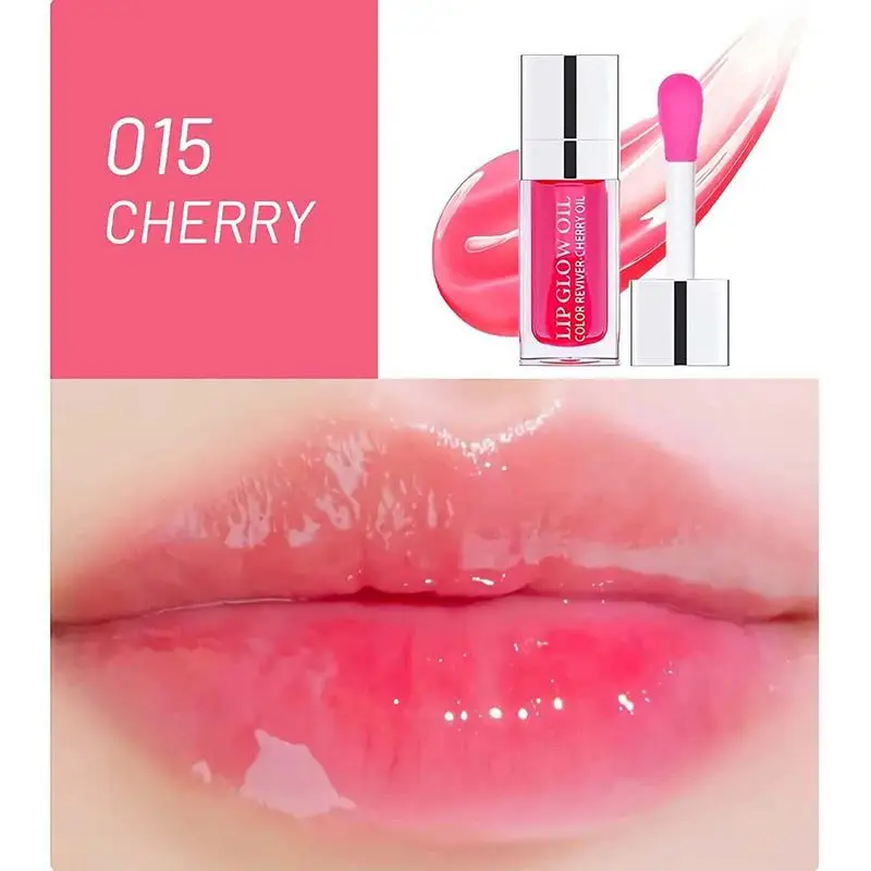 Lip Oil colorato idratante Lip Oil Gloss 6ml trasparente Toot Lip Oil Lip Care Glitter Long Lasting idratante Lip Glow Oil