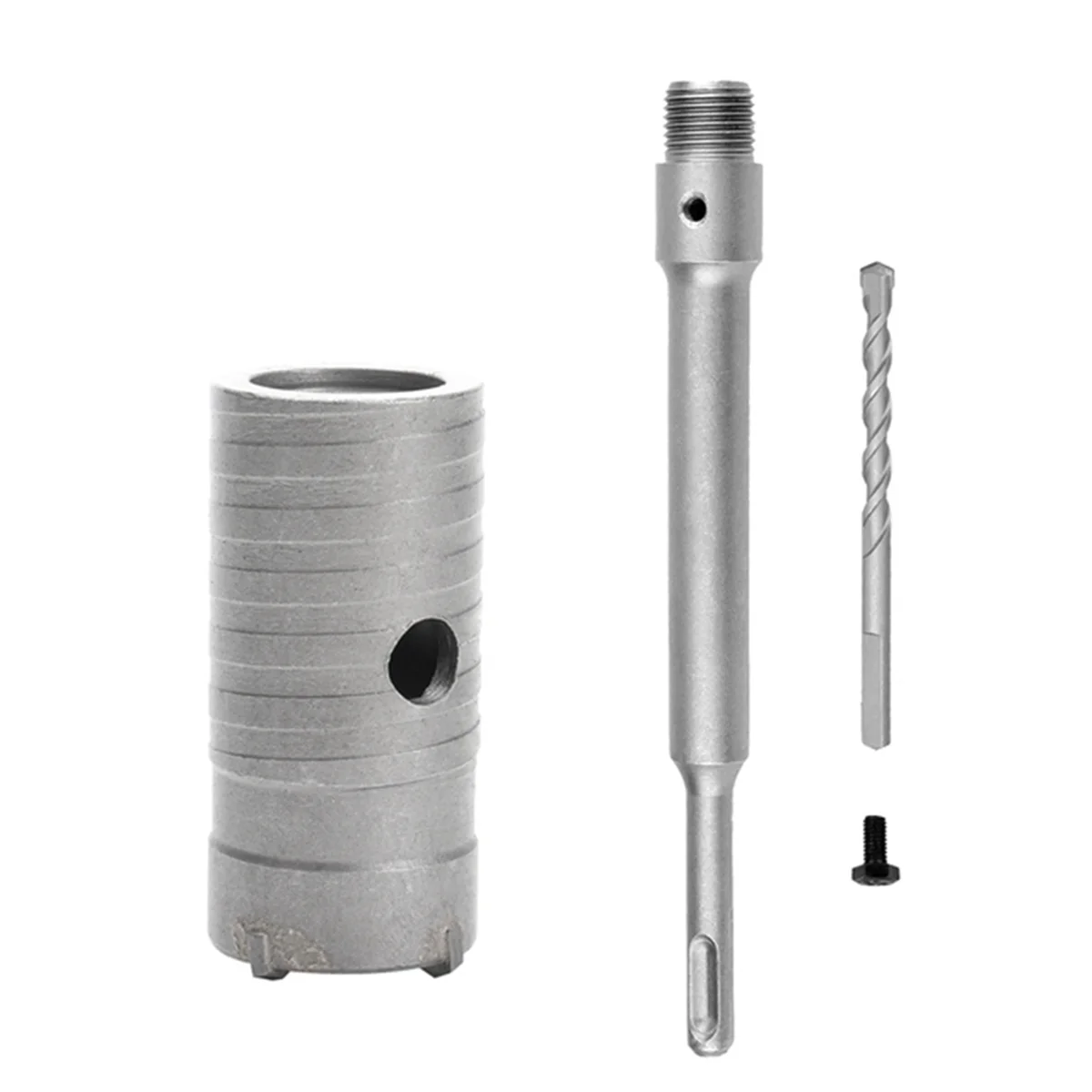 

MLGB SDS Plus Hammer Drills Wall Hole Saw Drill Bit Set Cutter Tools with Round Shaft Concrete Cement Stone Hole Opener,35mm