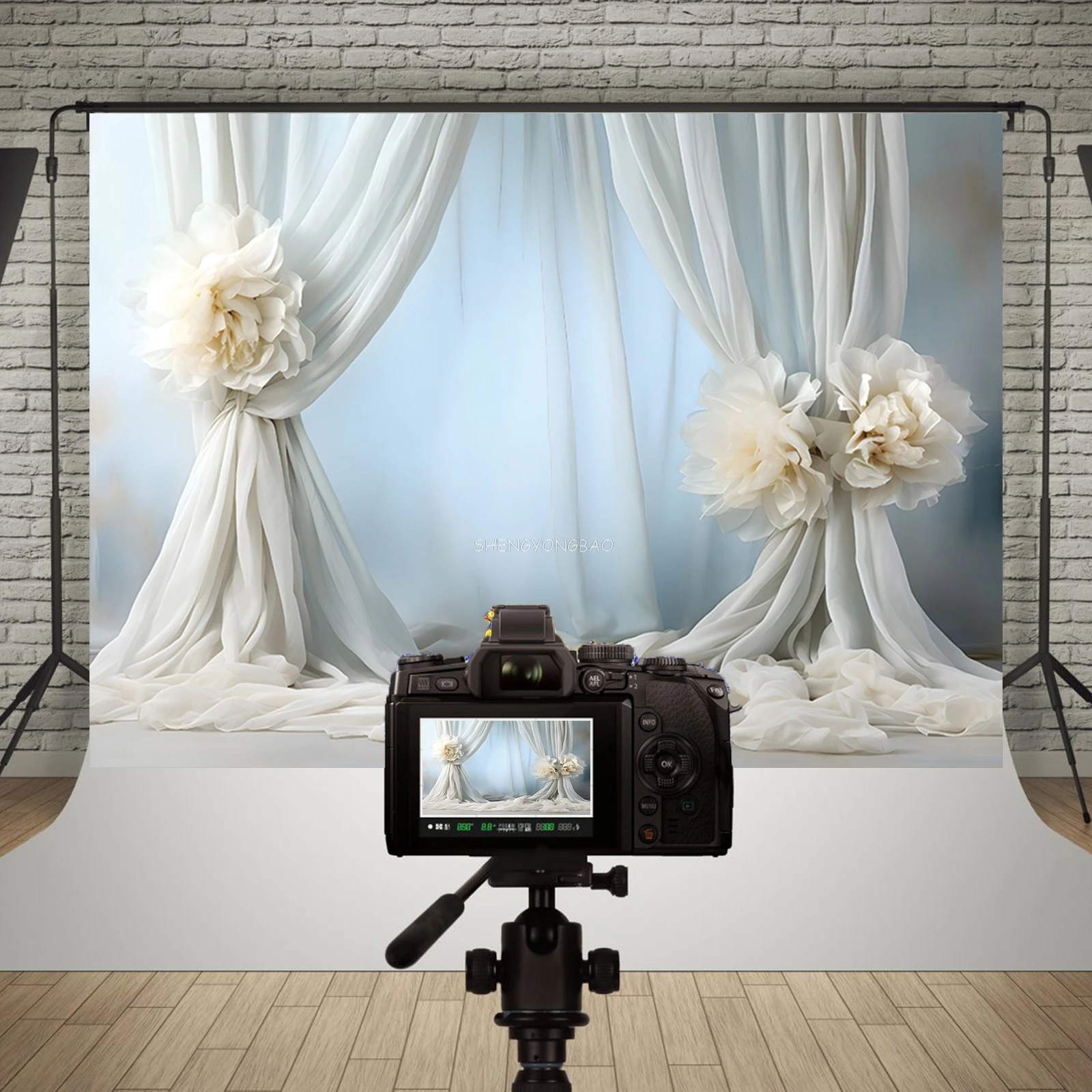 Винтажный интерьер, оконная занавеска, цветы, фон для свадебной фотографии, портретный фон для фотостудии для беременных новорожденных SX-01