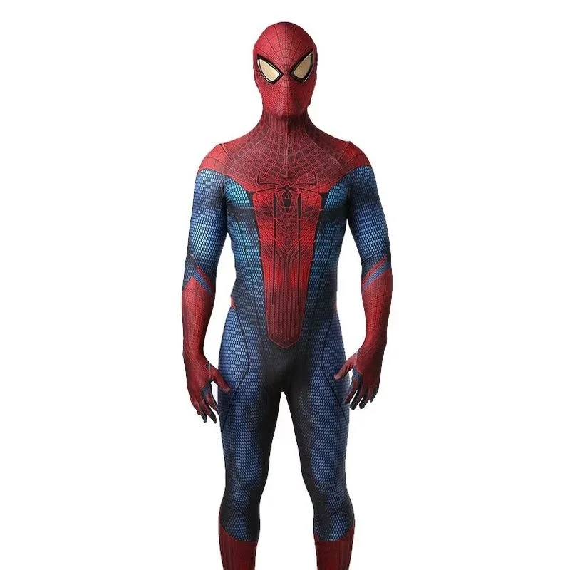 Cross-Border Hot Extraordinary Generation Spider Man Jumpsuit Anime Cosplay Halloween Performance Costume Realistic Dress Up