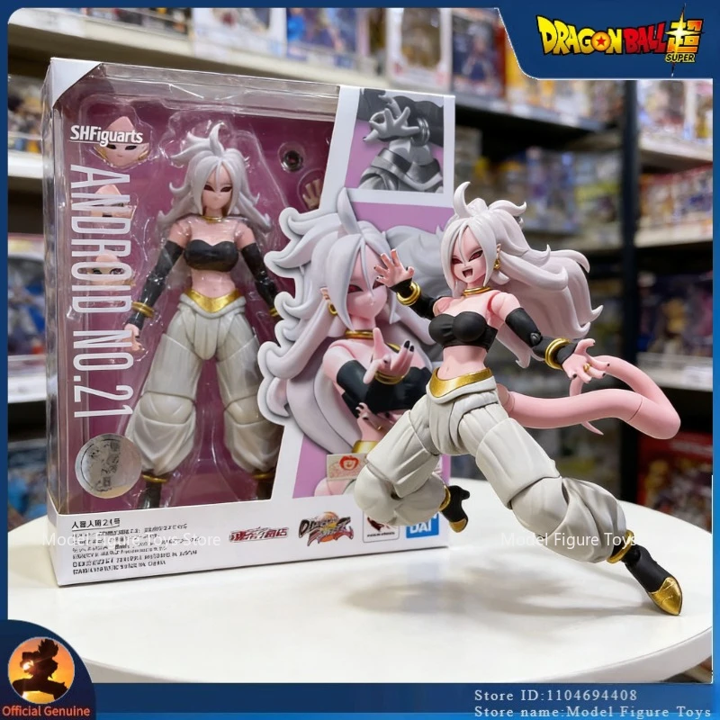 

Аниме-фигурка S.H.Figuarts Dragon Ball FighterZ Андроид №21, эксклюзивная коллекционная модель Bandai Tamashii Nations, полная версия