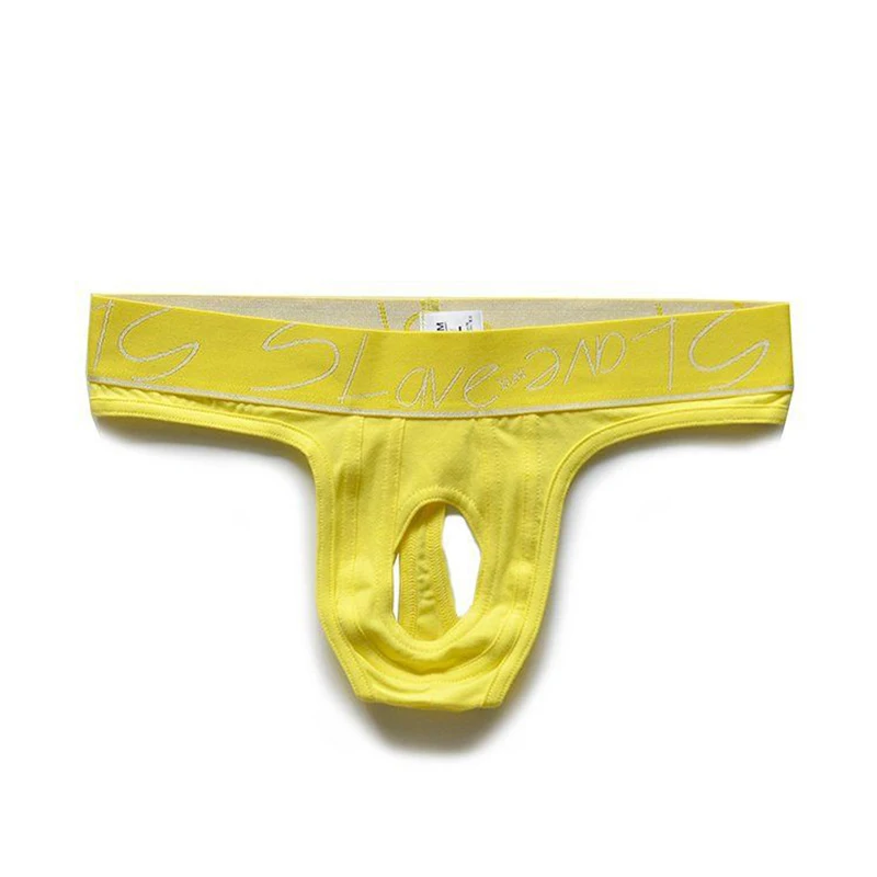 Sissy-Sous-vêtements Tanga T Sexy pour Homme, String Serré, zones Me Hollow Slips, LencBR