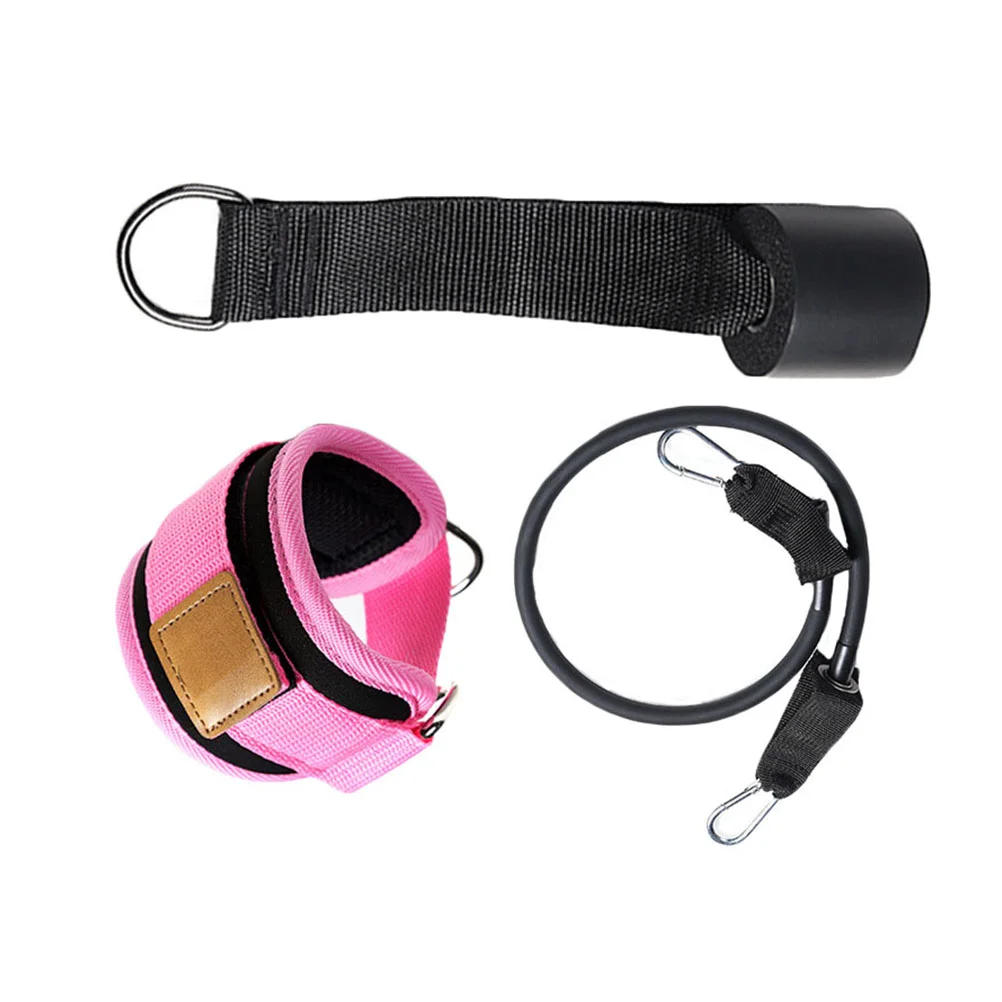 

3 Pcs Ankle Buckle Fitness Elastic Band Exercise Strap Supplies Leg Training Straps