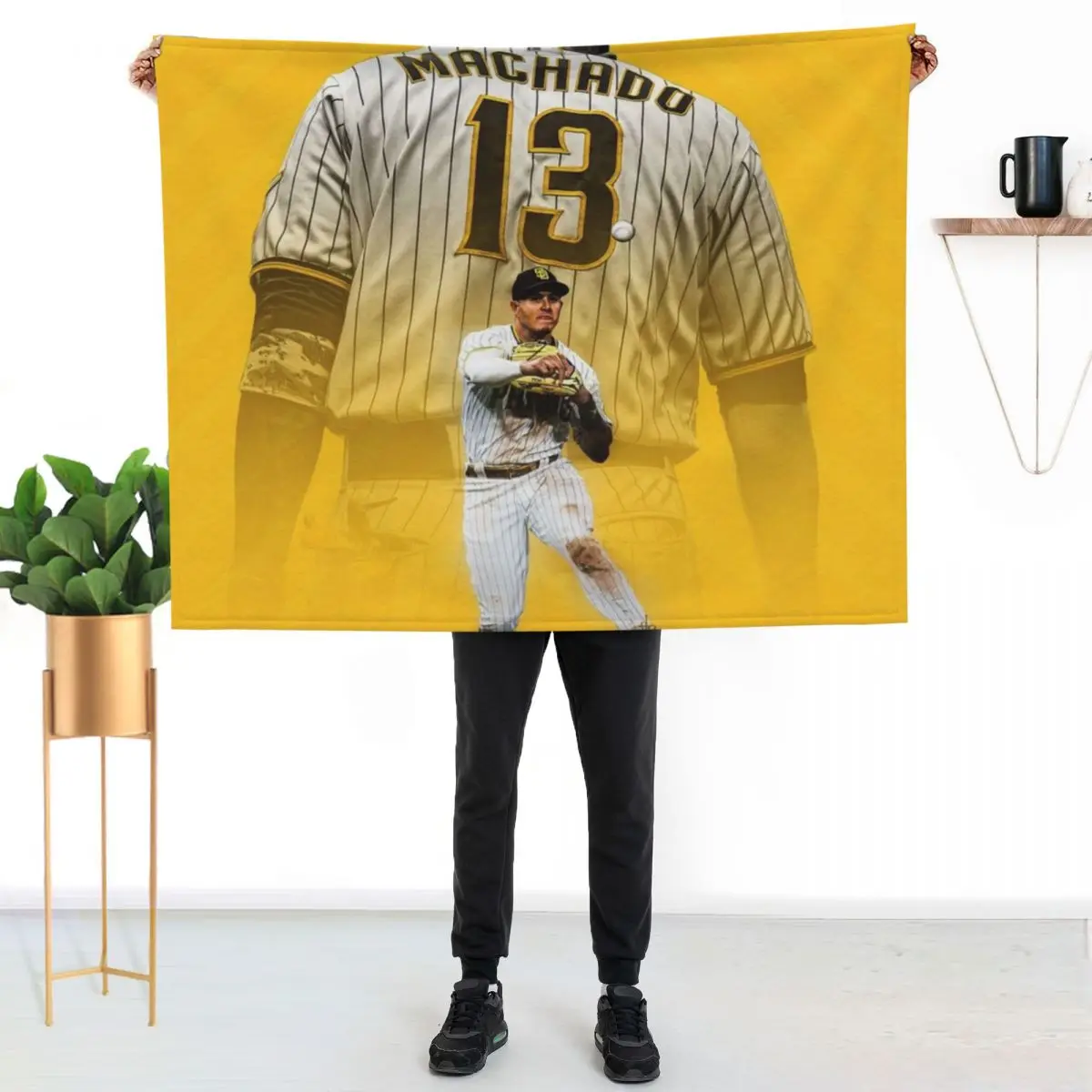 

Manny Machado Throw Blanket Modern Design Soft Blanket for Home Decor