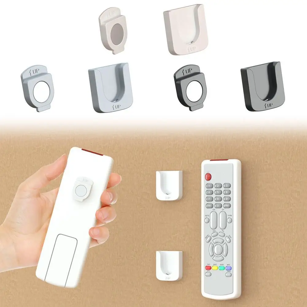 

Magnetic Remote Control Wall Mount Anti-Lost Magnetic Hooks Strong Magnet Holder For Remote Control Fridge Sticker Storage