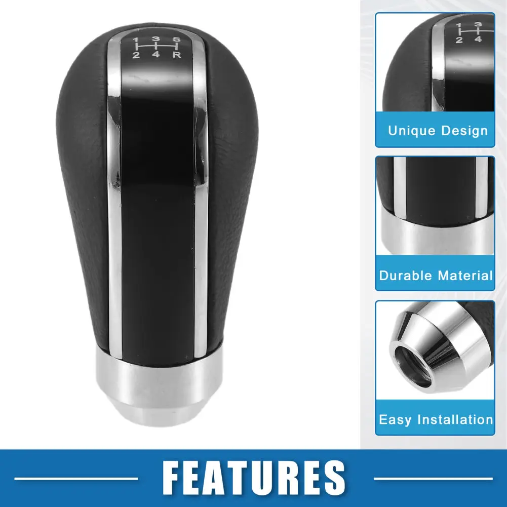 

5 Speed Gear Shift Knob Adapter 8mm/0.31" 10mm/0.39" 12mm/0.47" Manual Transmission Shifter Head Lever Stick Shifting Knobs