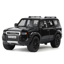 1:32 Toyota Prado SUV alta simulazione pressofuso in lega di metallo modello auto suono luce tirare indietro collezione giocattolo per bambini regalo A952