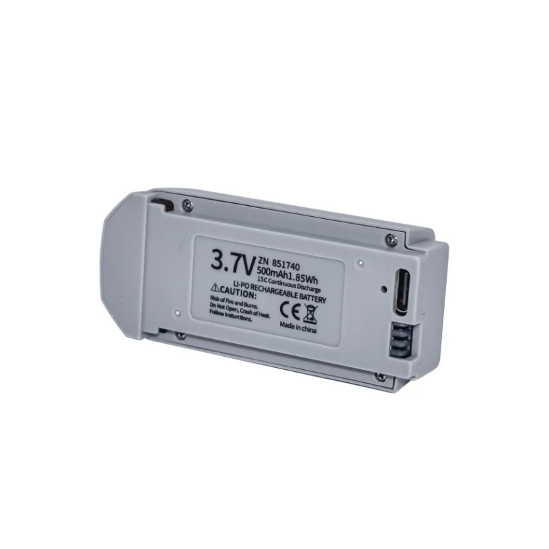 Oryginalna bateria do mini drona E69, 3.7V 500mAh Lipo, do bezszczotkowego modelu E69 do fotografii i zdalnie sterowanego samolotu. — zdjęcie produktu 2
