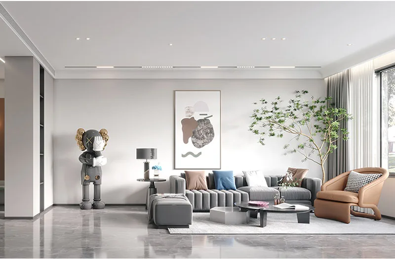 Tuya Dimmbares LED-Schienensystem Komplettset 360 ° Verstellbare COB-Schienenleuchten für Bekleidungsgeschäfte, Küchen-Schienenbeleuchtung – Detail 4