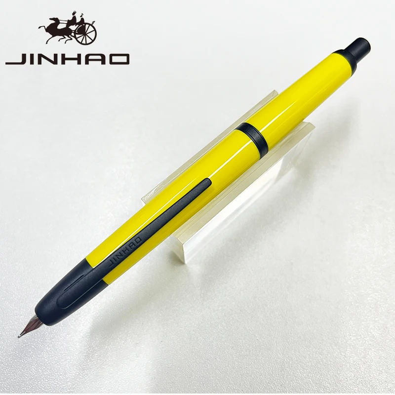 Jinhao 20-pers intrekbare vulpen EF/F penpunt met converter hars schrijfgeschenkpen