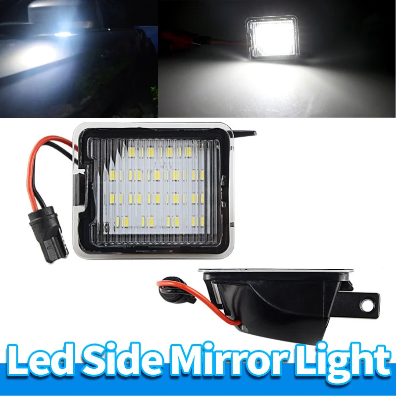 

2Pcs Canbus LED Puddle Lamps for Ford S-Max C-Max Kuga Escape Mondeo 4 Focus 3 Grand C-Max Side Mirror Light CV6Z13B374A