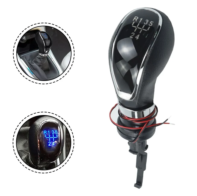 

Высота обновления салона автомобиля 190 мм, ручка переключения передач автомобиля, яркое светодиодное освещение, материал ABS, компактный дизайн, простая установка