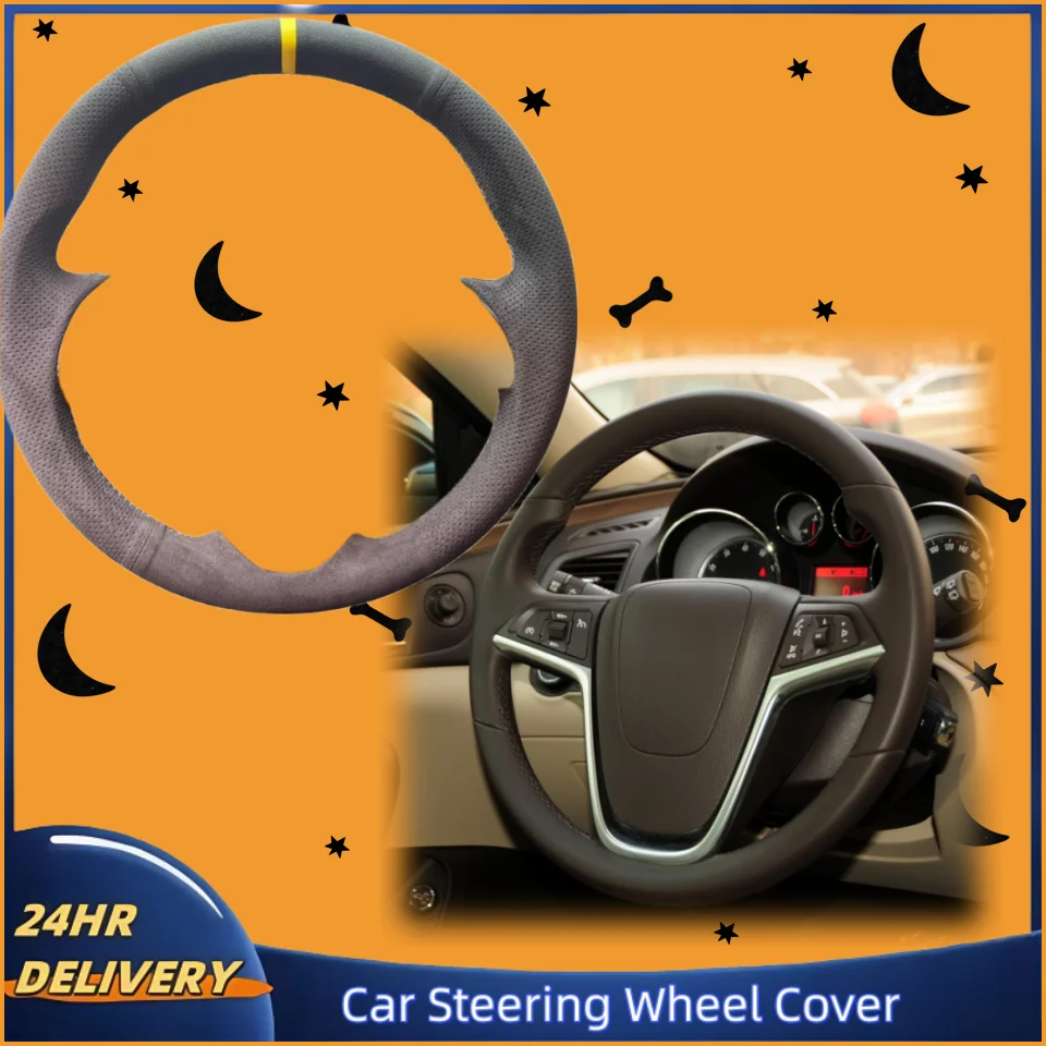 

DIY Hand-stitched Suede Leather Steering Wheel Cover For Opel Insignia 2008-2013 Astra (J) Cascada Mokka 2012-2019 Accessories
