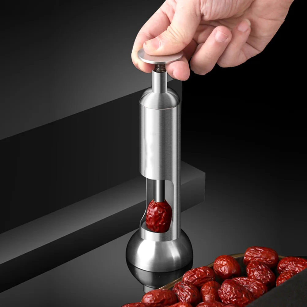 

Jujube Corer Fruit Removing Tool Pitter Major Remover Red Dates Kernel Stainless Steel Cherry