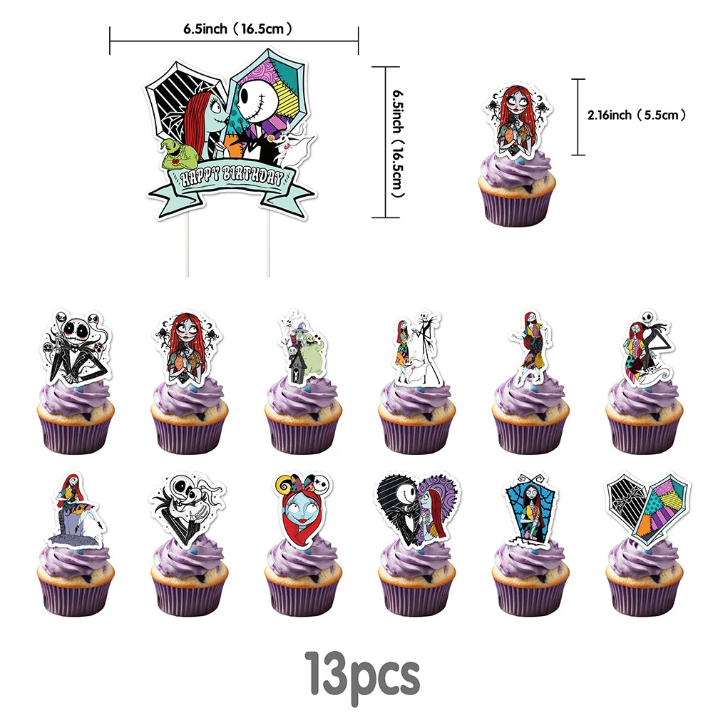 Jack en Sally thema kinderverjaardagsfeestje decoraties banner ballonnen