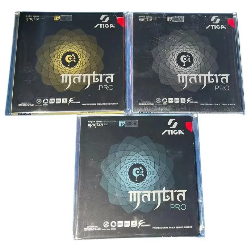 STIGA MANTRA PRO M / H / XH Series Table Tennis Rubber Semi-tacky Pimples-in Offensive Ping Pong Rubber Astringent rubber