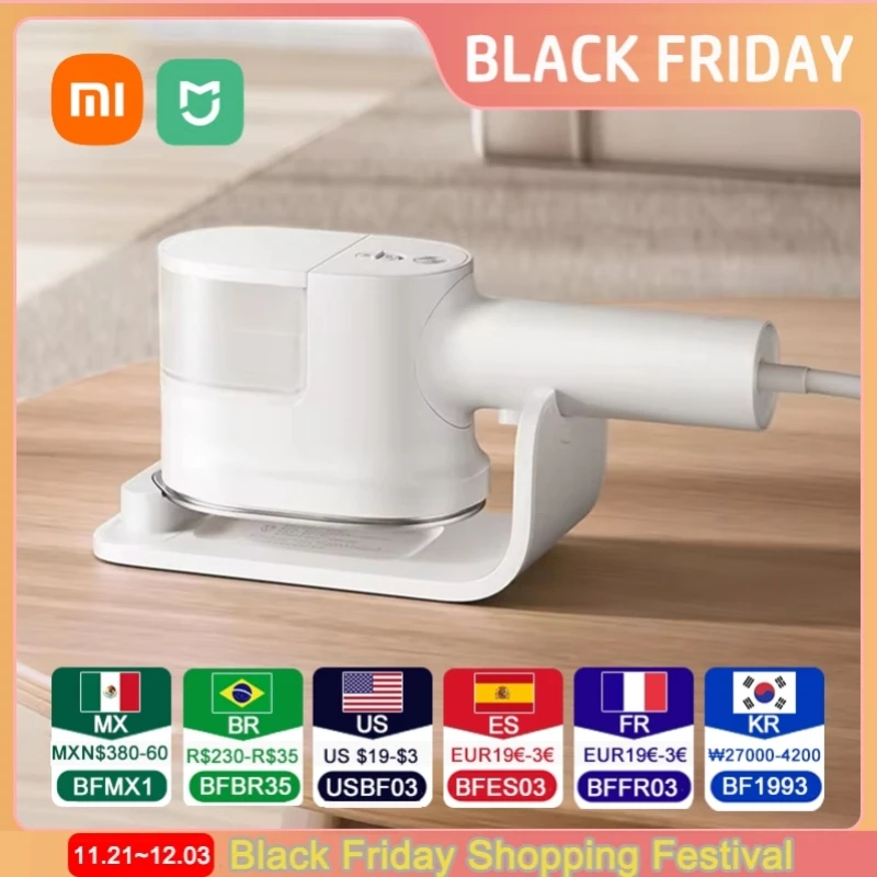 Original Xiaomi Mijia Handheld Steam Lroning Machine Home Appliances Portable Garment Steam Cleaner Iron For Clothes