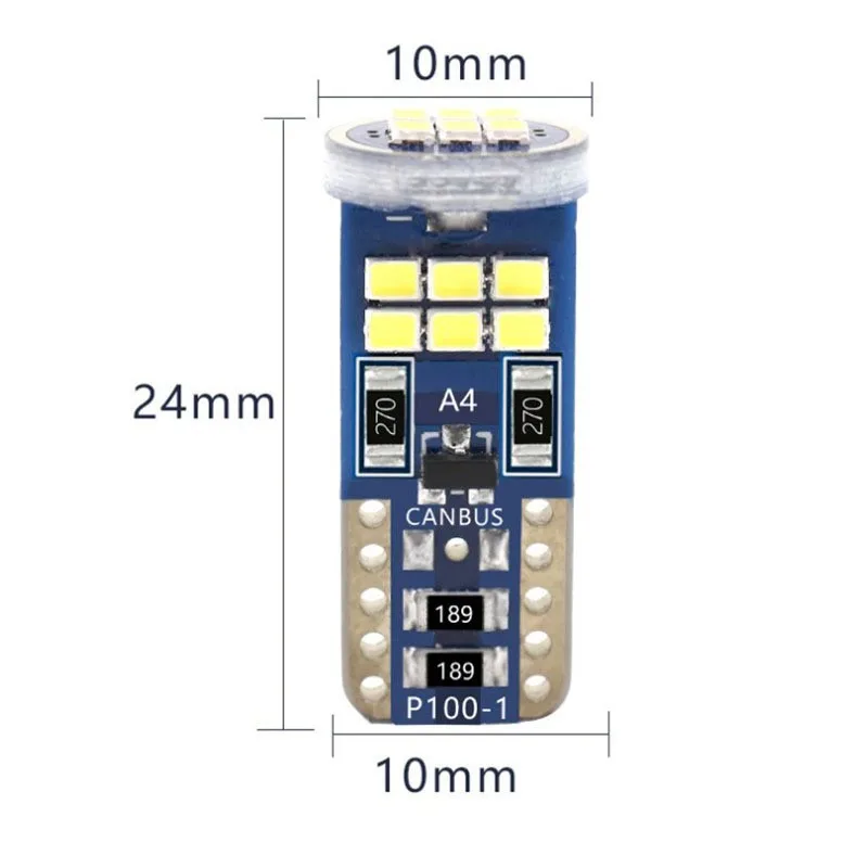 2 шт., T10 W5W 194, 501 дюйма, для интерьера автомобиля, фотолампа, чип T10 2016 18smd, белый инструмент, лампочка, лампа, 12 В