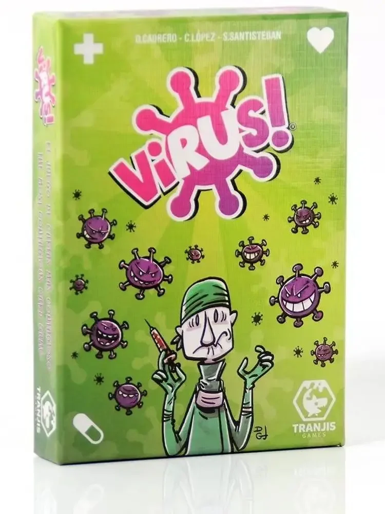 In Spanish Version In English Virus Card Game The Contagiously Virus 2 Card Correct Version Party Game For Fun Family Games