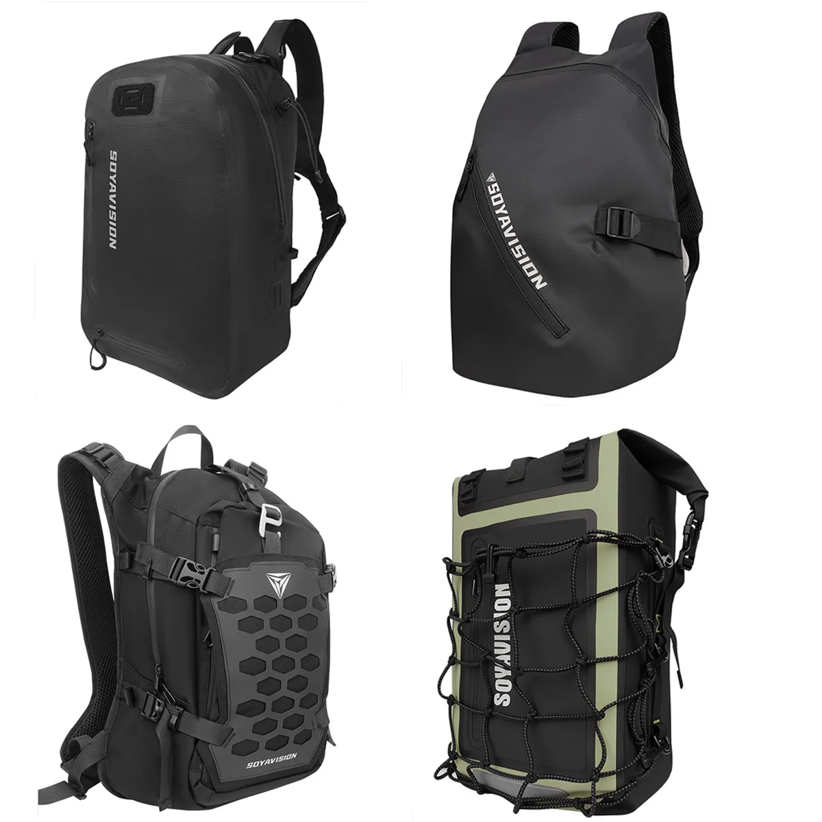 Sac à dos SOYAVISION pour casque de moto, cyclisme, randonnée, usage quotidien, école, voyage, travail, sac à dos pour ordinateur portable