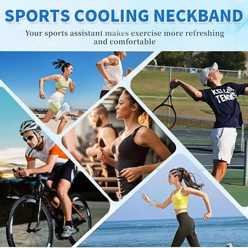  Cooling Neck Cover for Hiking and Gym Practice, Water Activated Use