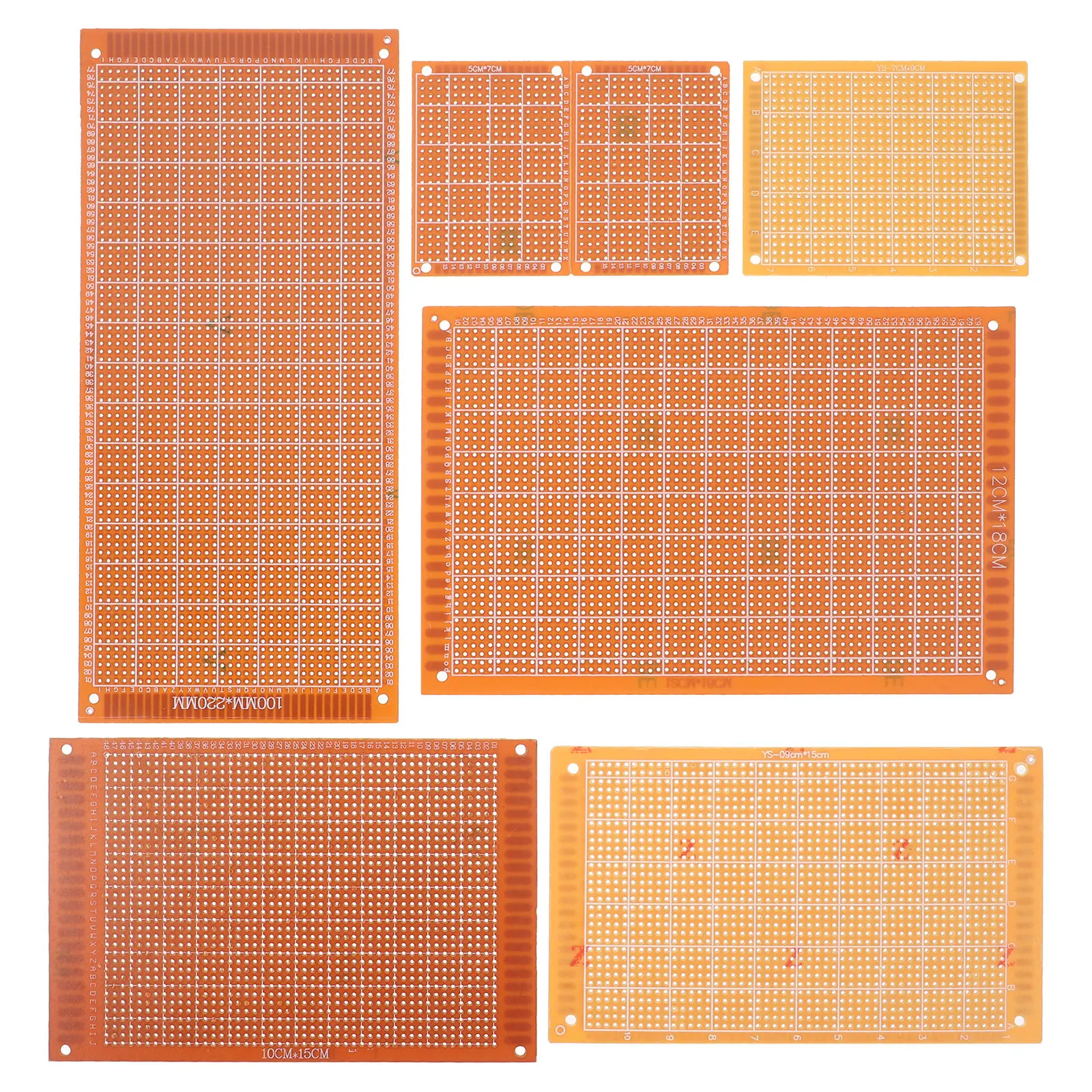 

32Pcs Universal Breadboard Single Sided Copper Pcb Circuit Board Solderable Perfboard for DIY Electronic Project Circuit
