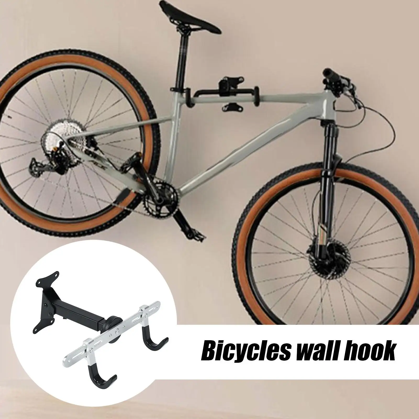 

Настенное крепление для велосипеда, регулируемый настенный держатель для дорожного велосипеда, стойки для парковки велосипеда, крючок, подставка для горного велосипеда, аксессуары для велоспорта