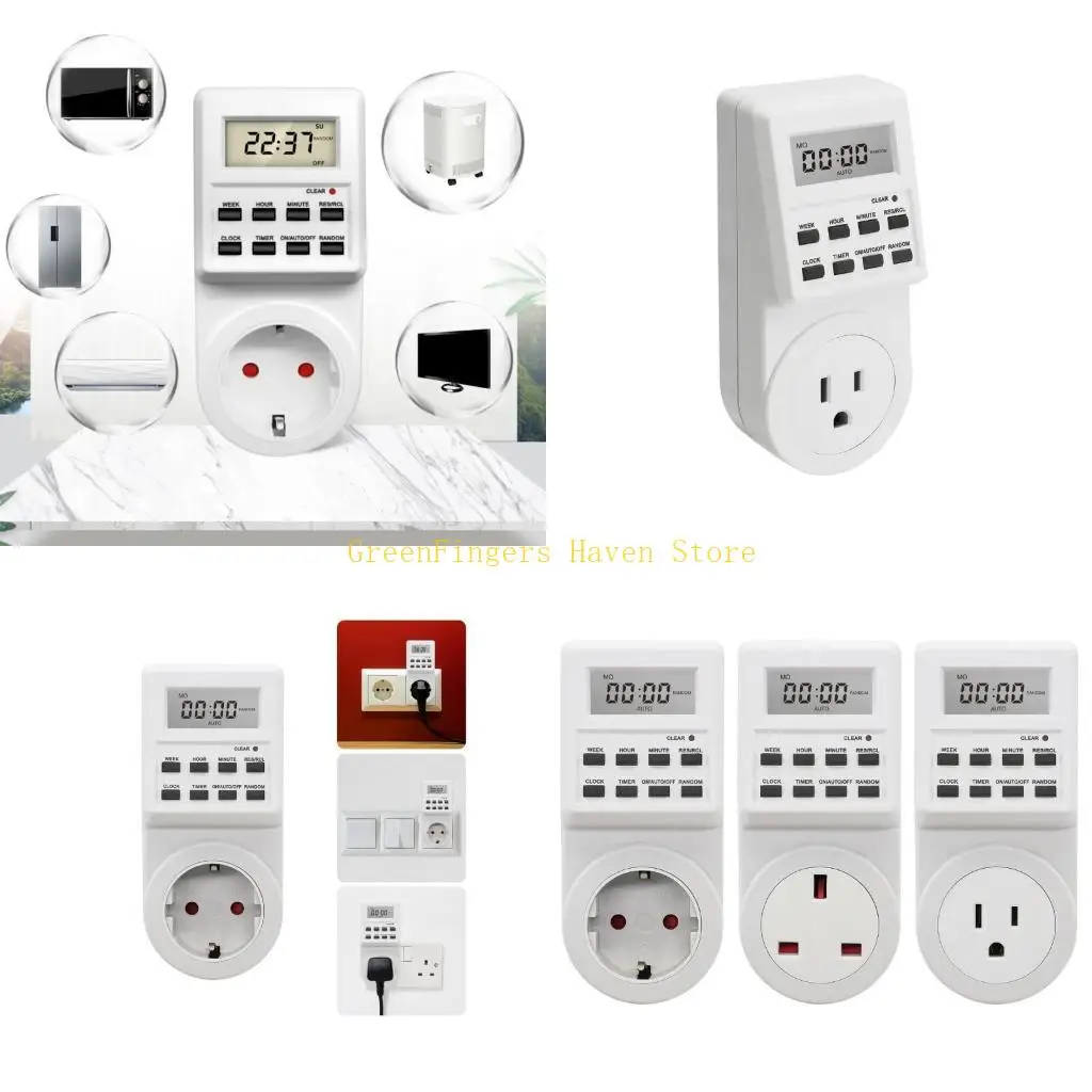 F68D Screen Intelligent Plug With Timer Control Suitable For Remote Management Of Appliances Renters & Technology Enthusiasts