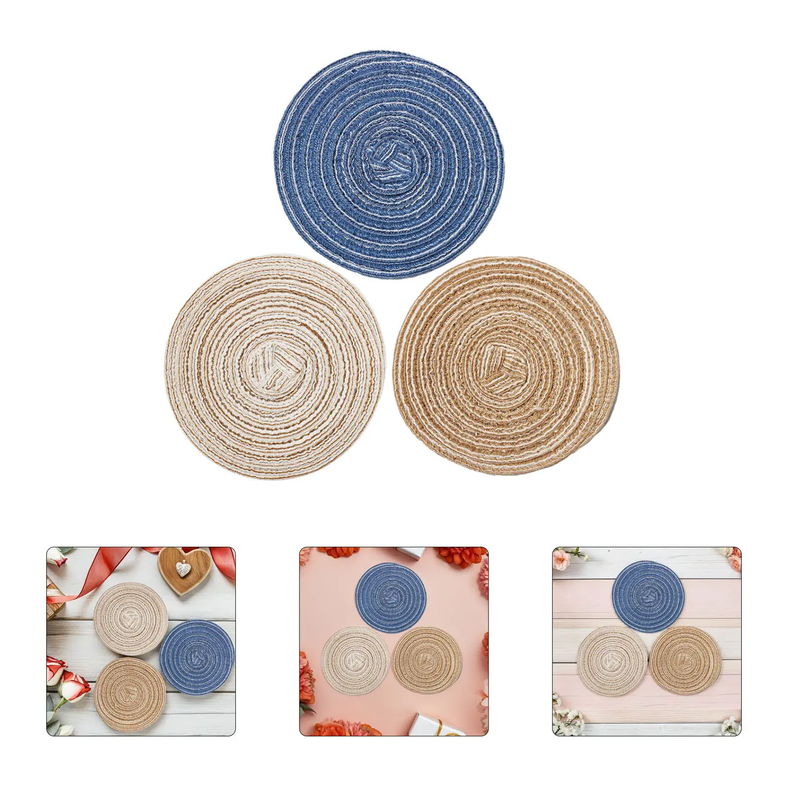 

3Pcs Miniature Furniture Floor Rugs Stylish Mini Mats Miniature House Decoration Accessories Mini Door Mat House Door Mat