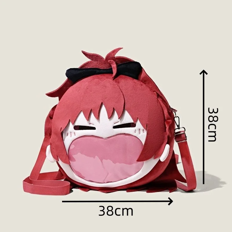 Sakura Kyouko Anime Backpack Itabag Doll Bag Backpack Transparent Crossbody Bag Two-dimensional Badge Storage Display Storage