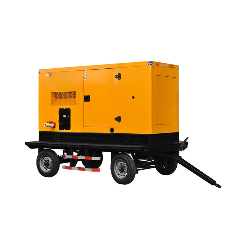 With UK Perkins engine diesel generator 50Hz/60Hz  trailer mobile genset 250kw diesel generator price