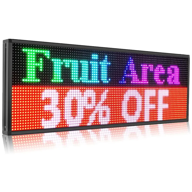 Panneaux LED P10 SMD Programmables RVB Book ine Couleur, Affichage Extérieur de Message Défilant, Haute Luminosité pour Fenêtre