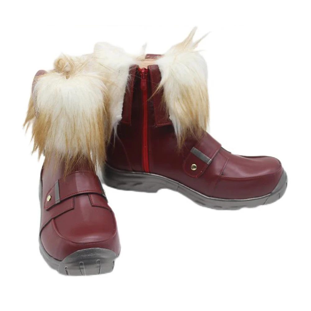 Juego Rival Doreen, zapatos de Cosplay verdes, botas de cuero PU, accesorios de disfraces de Halloween, uniforme de fiesta, accesorios de juego de rol de Carnaval