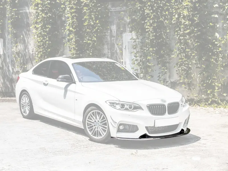 

suitable for For BMW F22 Carbon Fiber EXOT Style Front Bumper Lip