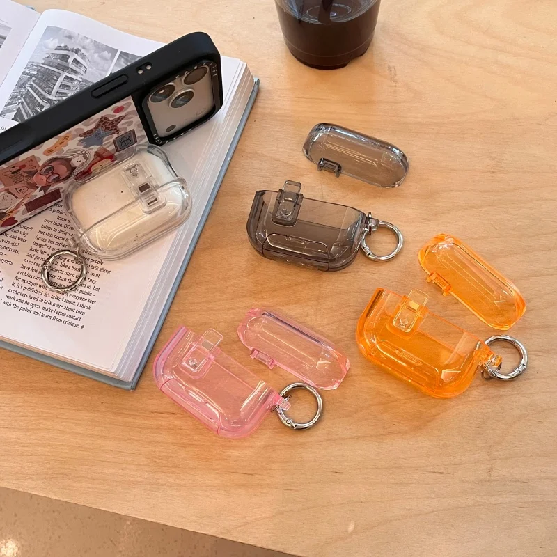 2026 For AirPods Pro 3 Case with Secure Lock & Hook For AirPods 4 Case Protective Cover with Phone Stand For AirPods Pro 2