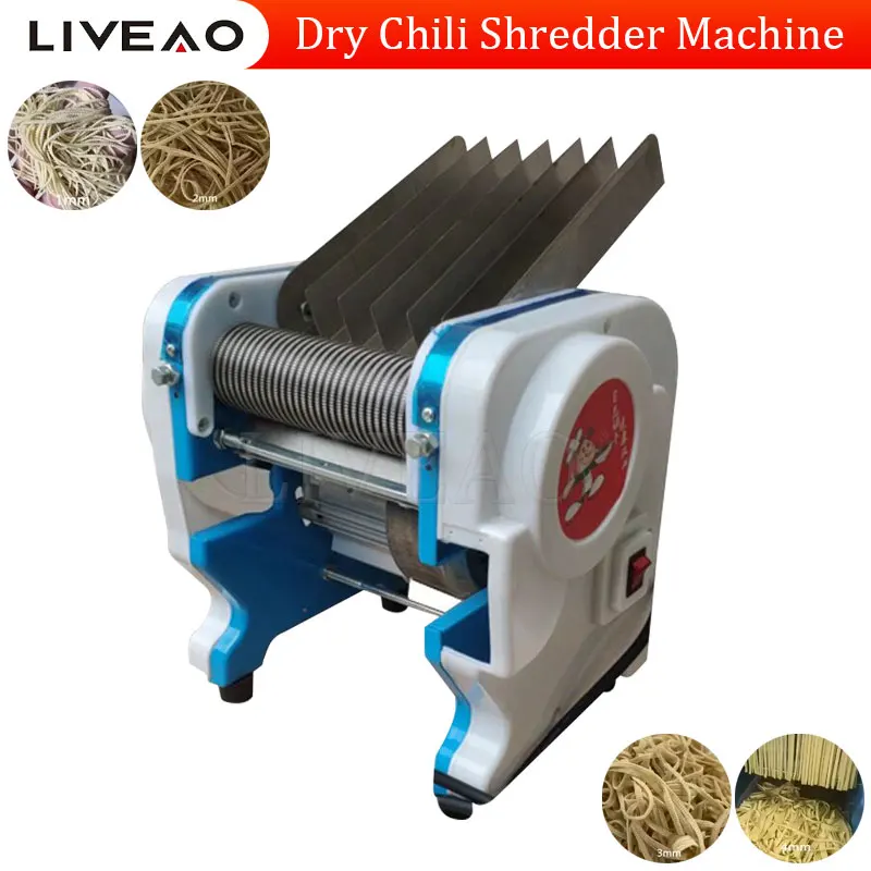 1 2 3 4 6mm Dry Chili Pepper Cutting Shredding Machine Orange Skin Herb Dry Leaf Tobacco Tea Shredding Cutting Machine