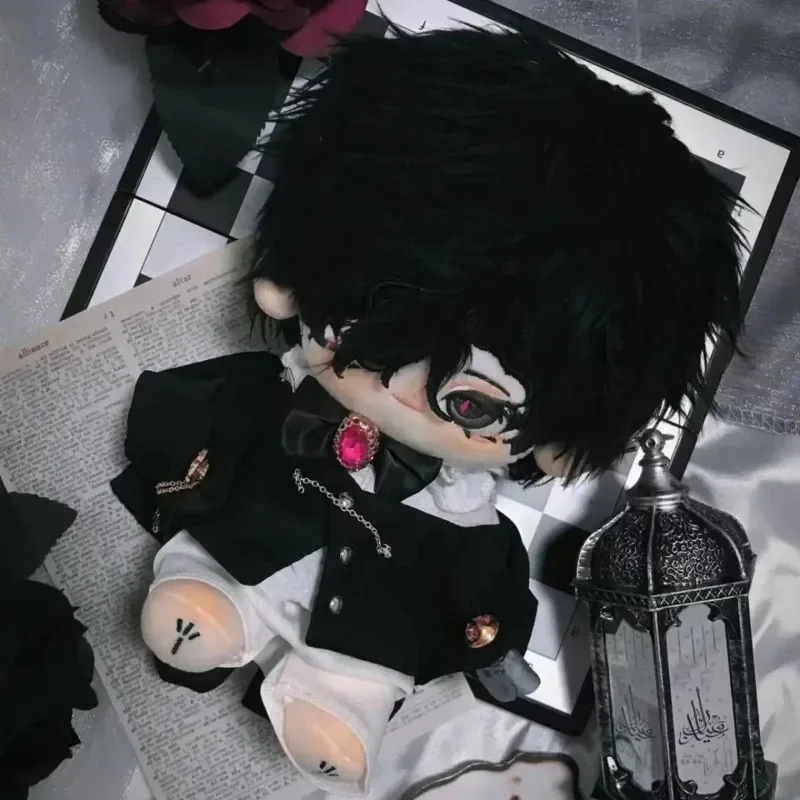 박제 20cm 신비의 제왕 Amon 코스프레 해골 아기 드레스 업 생일 선물로 어린이를위한 귀여운 봉제 인형 장난감