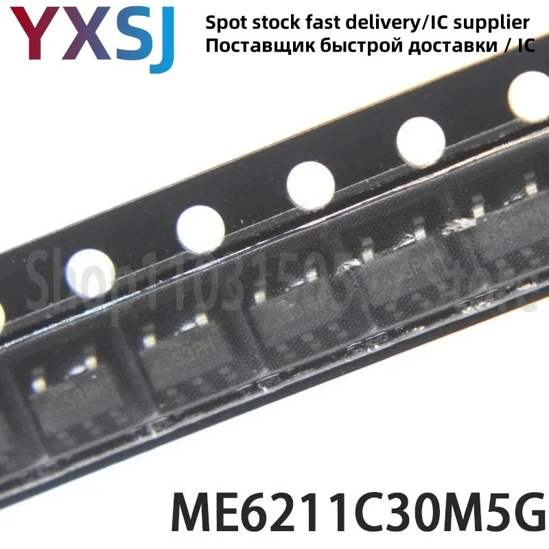 50piece ME6211C30M5G ME6211-3.0V-SOT23-5